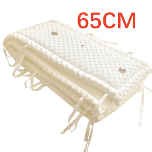 Baby Bed Bumper In The Crib Thick Soft Cot Protection Detachable Cradle Protector Children Room Decoration Allow Custom Size