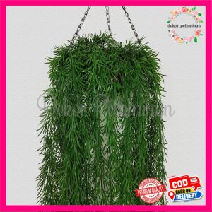 Daun Rambat Juntai Ganggang / Hiasan Dekorasi eucalyptus/ Daun Palsu