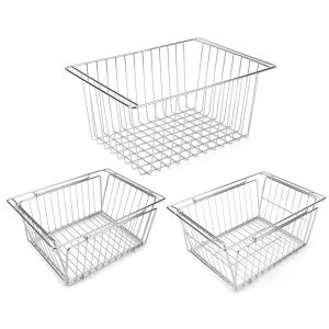 【New Arrival】 Stainless Steel Storage Basket for Camping - IGT Table Accessories for Efficient Outdoor Organization
