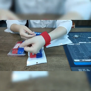 2Pcs Hemodialysis Elastic Tourniquet | Red & Blue Pressure Band for Dialysis and Pulse Control