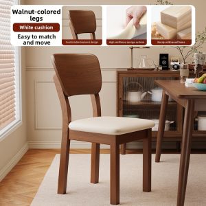 MU FENG ZHI NAN | Soft-padded Real Wood Chair