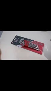 Kunci L Kombinasi Hexa dan Bintang Baut Cakram Motor 9 Pcs