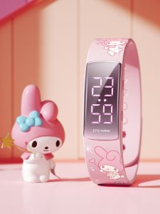 Quà Tặng Sinh Nhật Cho Bé Gái Meletti Watch Bé Gái Heart North European Pink Birthday Gift for Bé Gáis Childrens Day Creative Gifts
