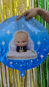Balon Foil Ulang Tahun anak Laki Laki perempuan Karakter Baby Bos satuan murah