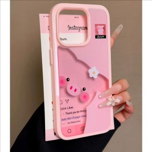 Transparent Durable Green TPU Phone Case for iPhone 16/15/14/13/12/11 pro Cute Animal Design Couple Anti-Fall Protection