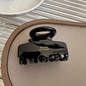 2025 New Vintage Acetate Hair Claw Medium Size Rectangle Dragon Shark Clip Hair Clamps Grab Women Hair Accessories Hair Clips