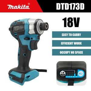 Makita | Makita DTD173 Máy Vặn Vít Tác Động Không Dây 18V Động Cơ Không Chổi Than 1800RPM 180Nm Máy Khoan Điện Cho Gỗ Chế Độ T Tương Thích Với Pin Makita