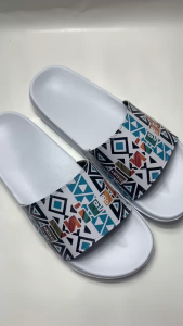 Sandal Pria Selop Karet Eva Empuk Motif Etnik | Sendal Selop Pria Dewasa