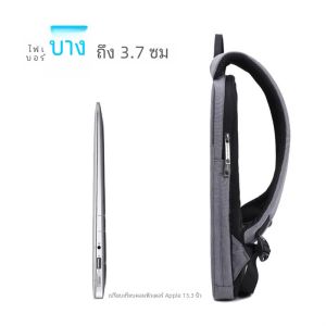 กระเป๋าเป้สะพายหลังสำหรับคอมพิวเตอร์แบบบางเบา น้ำหนักเบา สำหรับผู้ชาย ขนาด 14/15 นิ้ว กระเป๋าใส่โน้ตบุ๊กแบบลำลองสำหรับธุรกิจ กันน้ำ กระเป๋าสะพายไหล่แบบลำลอง