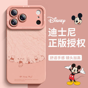 Disney Silicone Phone Case for iPhone 17 pro Max 16 15 Full Cover Thin Womens Style Protective Shell Soft Clear Design