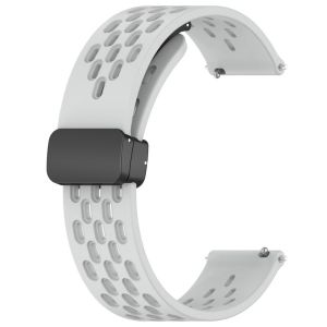 Magnetic Silicone Strap For Amazfit Active 2 20mm 22mm Watch Band For Amazfit Balance 2/Stratos 2 3/GTR 4 3 2/GTS 4 3 2/Bip 6 5