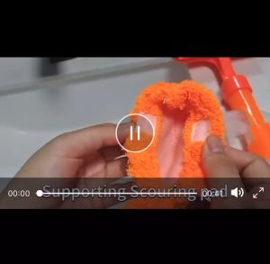 Eason Mall【COD&READY】3 in 1 Velvet Towel Scraper Glass Wiper Cleaner with Sprinkler Sprayer