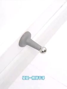 Durable Door Stopper Heavy Duty Quality Magnetic Door Holder Stopper Silicone Material Self-adhesive Easy To Clean
