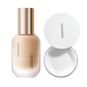 UODO | Long-lasting Waterproof Oil-control Foundation and Loose Powder