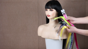 【 Buy 4 Free 1 Hair Comb 】13 Colors High Quality Colored Party Highlights Colorful Clip in Hair Extensions Straight Synthetic Hairpieces