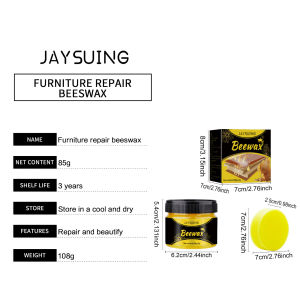 Jaysuing đồ nội thất đánh bóng sáp ong sáp ong tự nhiên gỗ gia vị beewax sàn gỗ làm sạch bảo trì đánh bóng làm sáng sáp chăm sóc gỗ sáp chăm sóc đồ gỗ nội thất cứng đánh bóng gia vị sáp ong đánh bóng đồ đạc chống nước chăm sóc bảo trì sáp ong