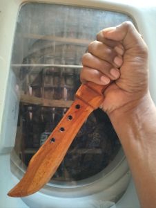 Belati Kayu - Belati Kayu Miniatur peralatan latihan Silat Beladiri IPSI - Belati