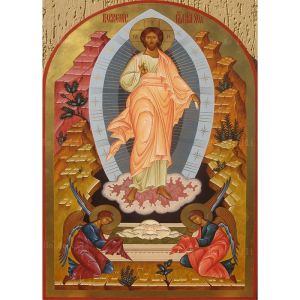 Orthodox Icon Of Christ The King Our Lord Jesus In Glory Divine Resurrection Religion Canvas Wall Art By Ho Me Lili Room Decor
