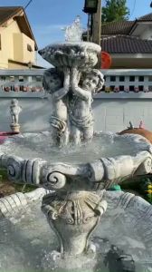 น้ำพุโรมันอ่างกว้าง90cm.สูง180cm.