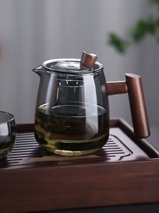 HMLOVE TEKO TEH TAHAN PANAS BOROSILICATE GLASS PITCHER FILTER 480ML TEKO SARINGAN TEH