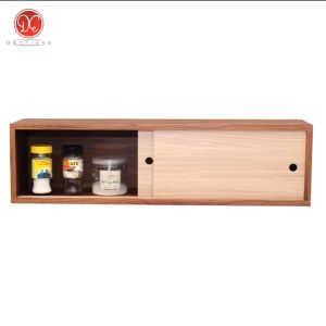 Rak Dapur Dinding Kichen Set Minimalis 80x20cm 2 Pintu Sliding Tempel Gantung