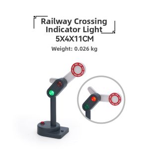 iekool | Wooden Road Barrier Accessories Compatible with Wooden Track Sets Assembly Toy Parts for Kids
