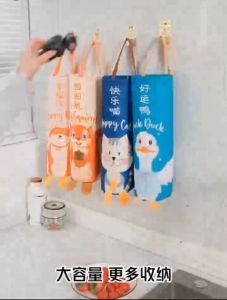 New upgrade thickened plastic bag storage bag garbage bag storage wall-mounted kitchen storage storage bag spot
