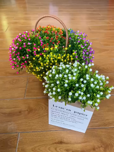 【Ready Stock】5PCS-Mixed Eucalyptus Artificial Leaves Picks Dried Eucalyptus Bundle Wedding Vase Bouquet