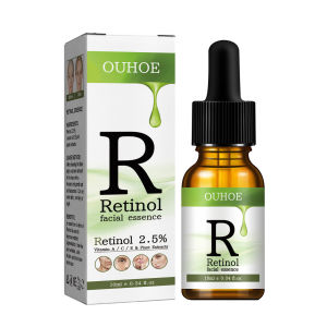 Ouhoe Retinol Facial Essence Fade Fine Lines Around Eyes Face Fine Lines Anti Wrinkle Brightening Neck Facial Essence Helps Firm Smooth Nourish Skin(10ml ）