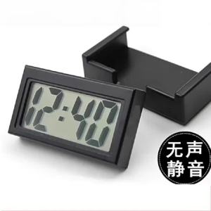1/2/4Pcs Mini Digital Clock Large Screen Car Dashboard Electronic Clock Self-adhesive Mini Clock Car Clock For Truck Dashboard