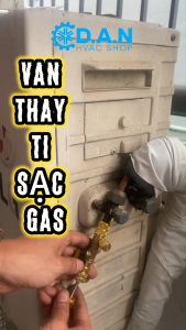 Van Thay Ti Điều Hòa 2 Trong 1 – Thay Lõi Van Không Xả Gas R22 R410A R32 – Van Sạc Gas Chống Bỏng