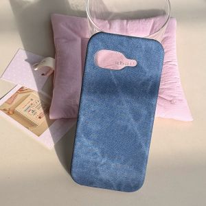 Luxury Washed Color Denim Jeans Phone Case For Google Pixel 11 10 9 Pro XL 8 7 Pro 10A 9A 8A 7A Matte Shockproof Bumper Cover