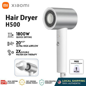Xiaomi Mijia H500 Hair Dryer Water Ion Hair Dryer Hair Blower 1800W Home Hair Styling Pengering Rambut Hairdryer 小米吹风机吹風機