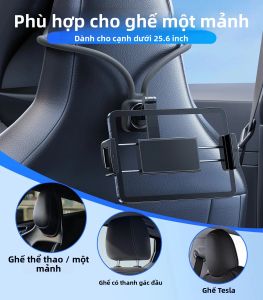 Giá Đỡ Máy Tính Bảng Đa Năng Hipacool Gắn Ghế Ô Tô Xoay 360 Độ °   Giá Đỡ Có Thể Điều Chỉnh Xoay Được Cho Phụ Kiện Ghế Thể Thao Dành Cho Máy Tính Bảng 47-13”