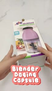 BLENDER PORTABLE CAPSULE CUTTER - Chopper CAPSULE / blender kapsul penggiling daging 4077 / LENDER PORTABLE CAPSULE CUTTER ORIGINAL blender daging Penggiling daging sayur buah-buah meat mincer chopper kapsul mini