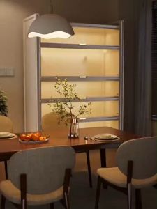 Kitchen Storage Rack Carbon Steel Almari Dapur 5-Layer Multi-Functional Kitchen Utensil Storage Sideboard Cabinets