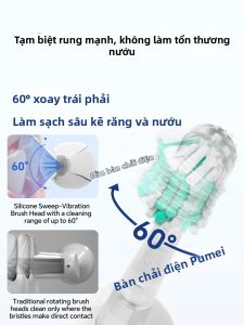 JIUSHANMEI | Đầu Đánh Răng Điện Dao Động 60 Độ Cho Người Lớn Sử Dụng Phổ Biến