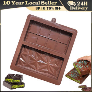Chocolate Bar Mold Deeply Dubai Happy Fruit Chocolate Bar Silicone Thick Mold for Filling Sticks Large Candy Bar Mold for Filling