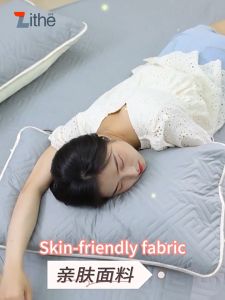 100% Waterproof Quilted Cotton Bed Sheet Machine Washable Dust Resistant Fully Wrapped Anti-Slip Mattress Protector Bed Cover