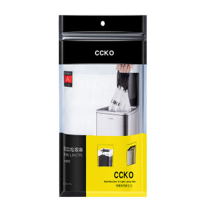 CCKO | Thickened Portable Drawstring Plastic Garbage Bags Kitchen Office Dormitory Cleaning Bags Home Use Affordable Pack of 2407