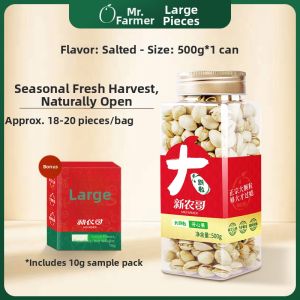 MR.FARMER | Large Fresh Unshelled Pistachios 500g Can