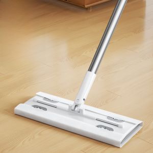 Static Dust Removal Paper Mop Disposable Floor Cleaning Wipes Household Clip Cloth Dust Absorption Paper Lazy No Hand Wash