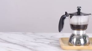 【COD】Moka Pot Expresso Maker Brewed Coffee Makers Electric Ceramic Stove Furnace Coffee Machine Set Mocha Pot 800W Stovetop Coffee Grinder