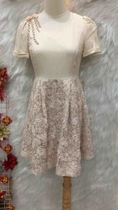 ĐầmTiểu Thư 2 hand Hàn Quốc hiệu SATIN- Size S(BC)