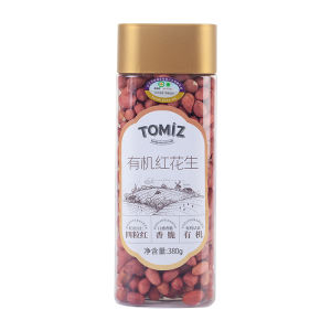 Organic Red Peanuts Shell Removed Red Skin Peanuts Vitamin E Rich Snack from TOMIZ Fujie Store Originated in China Net Weight 400g