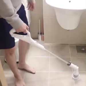 Sikat WC Elektrik Wireless Brush Pembersih Lantai Hurricane Spin Scrubber Pembersih Lantai Dengan Tenaga Motor Sikat Listrik Pengganti Kepala - Lazada