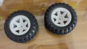 Lốp Cao Su Hình Lục Giác RED SPIDER 100mm 12mm Dành Cho Xe RC Monster Truck Pro MJX Hyper Go 14210 16210 Tỷ Lệ 1/14 1/16 Nâng Cấp