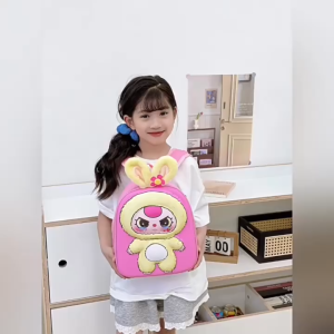 Balo trẻ em BaBy Three dễ thương tai thú nhồi bông Ba lô túi đi học đeo vai cho bé mẫu giáo 2-5 tuổi BINNIE SHOP PK2042