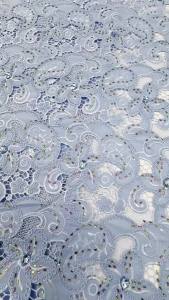 African Lace Fabric 2026 High Quality Chiffon Cotton Embroidery Rhinestone Linen Prom Dresses Sky Blue Laces For Women Wedding
