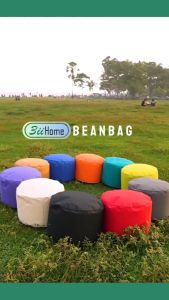 Ghế đôn tròn gác chân ghế lười hạt xốp 3ii home vải chống thấm 100% Polyester siêu đa năng kích thước 35x35x30 cm nhiều màu